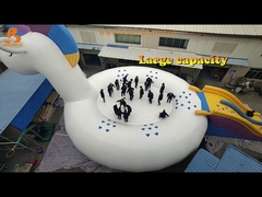 0.9мм ПВХ брезент надувный единорог для аквапарка пляж