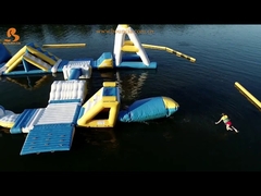 Надувная водная подушка для прыжков, плавающий материал из ПВХ-брезента